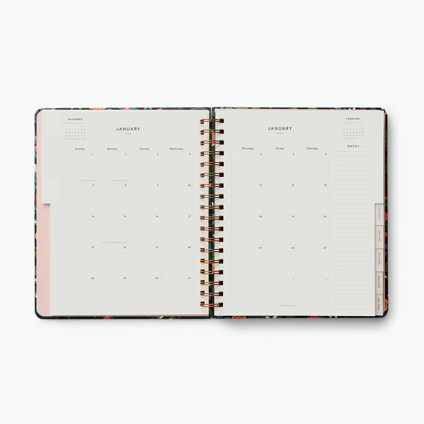 Rifle-Paper-Co.-Planner-Peacock-2024-Interior-Pages