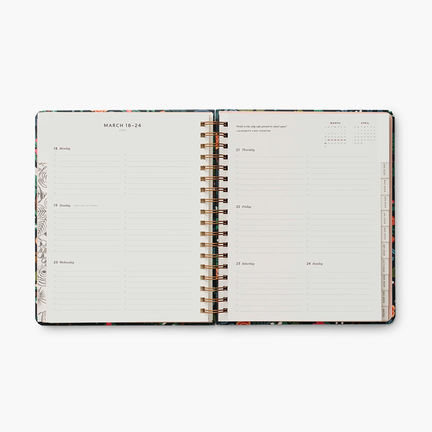 Rifle-Paper-Co.-Planner-Peacock-2024-Interior-Pages