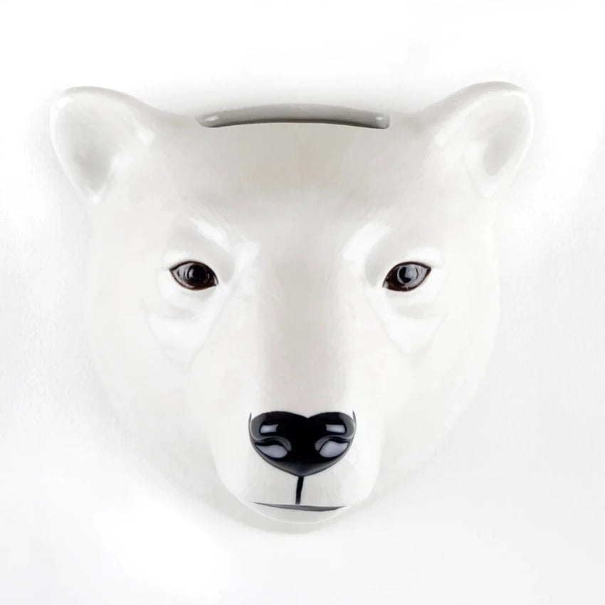 Polar Bear Wall Vase