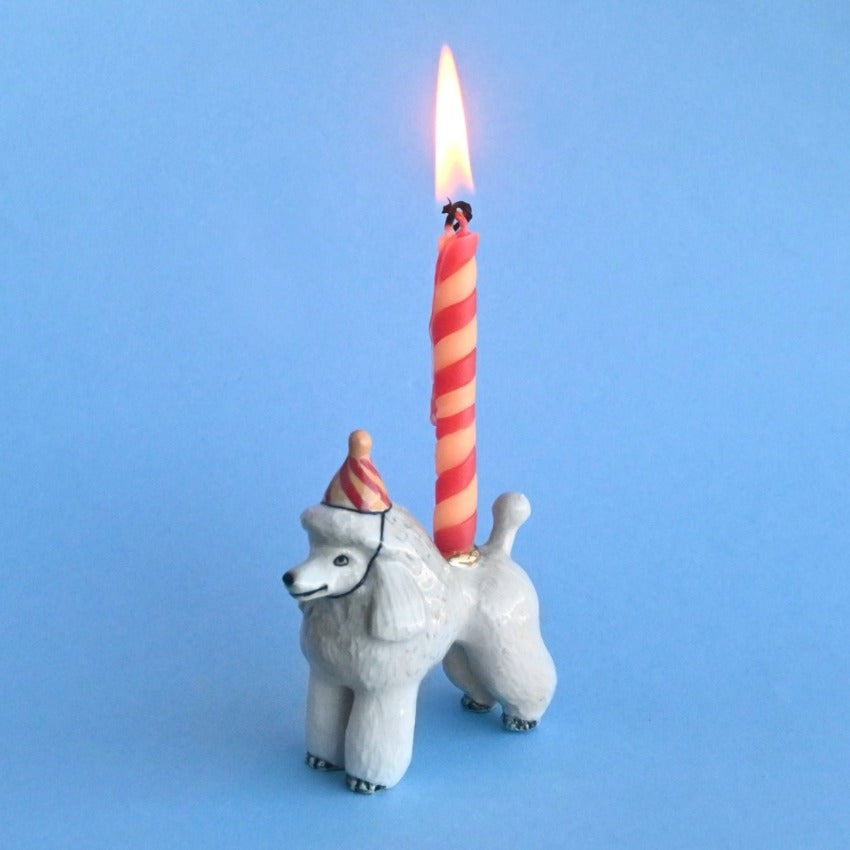 Poodle Cake Topper - Front