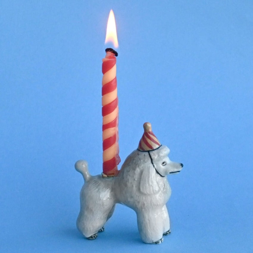 Poodle Cake Topper - Side