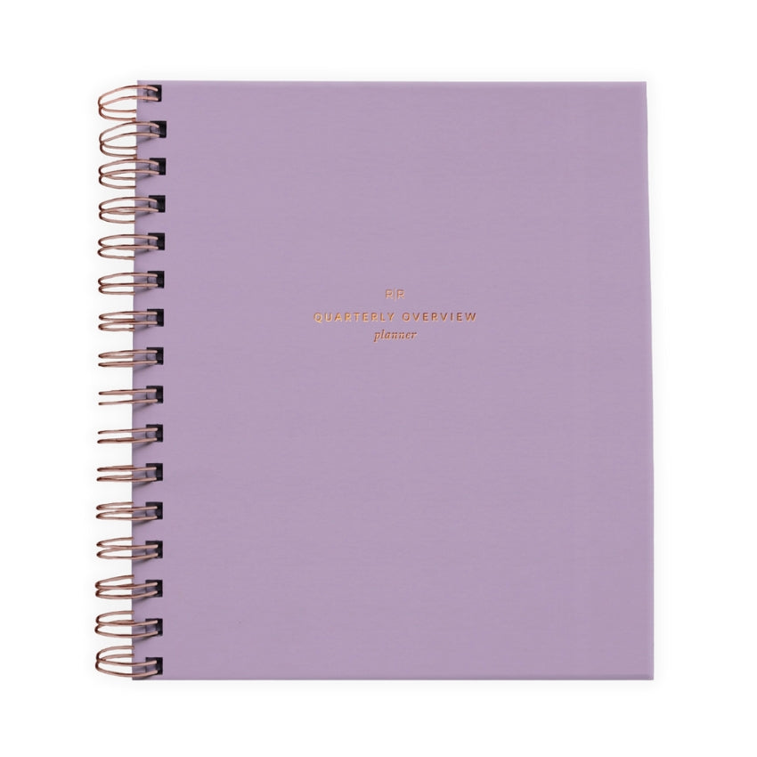 Quarterly Overview Planner - Lavender