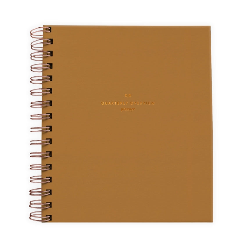 Quarterly Overview Planner - Mustard