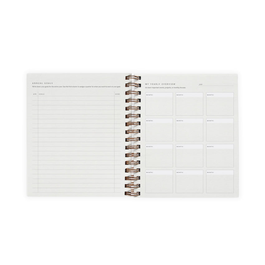 Quarterly Overview Planner - Mustard