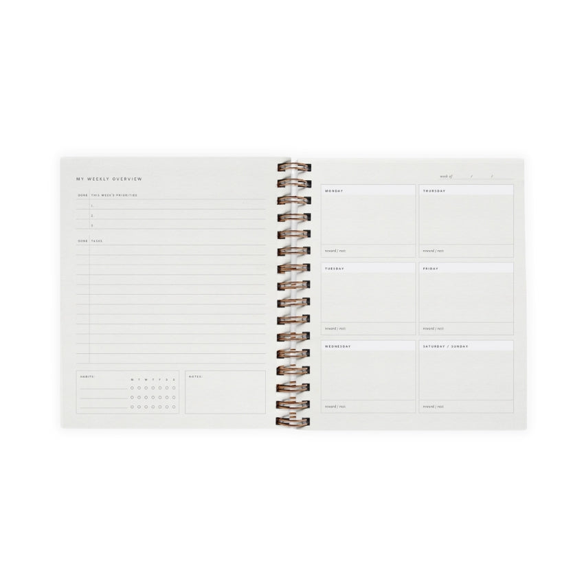 Quarterly Overview Planner - Mustard