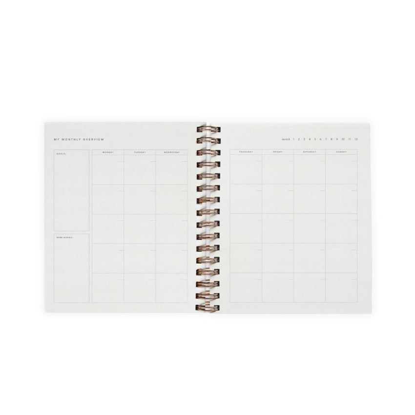Quarterly Overview Planner - Mustard