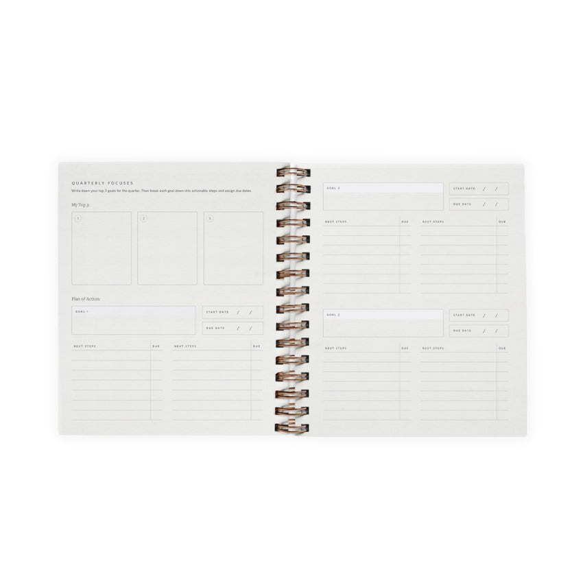 Quarterly Overview Planner - Mustard