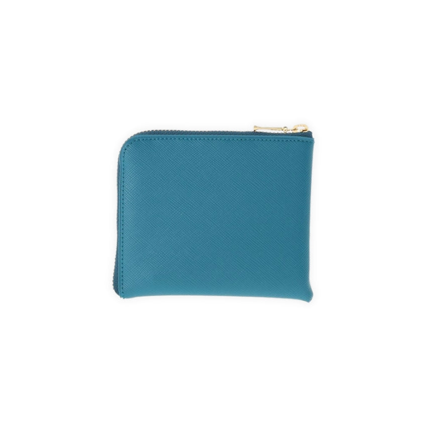Quitterie Half Zip Wallet - Turquoise