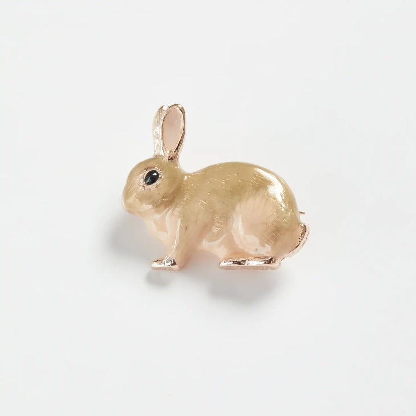 Rabbit Brooch - Front View