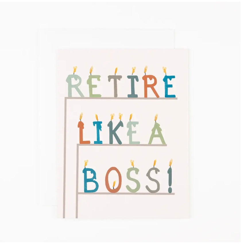 Retire Like A Boss Card