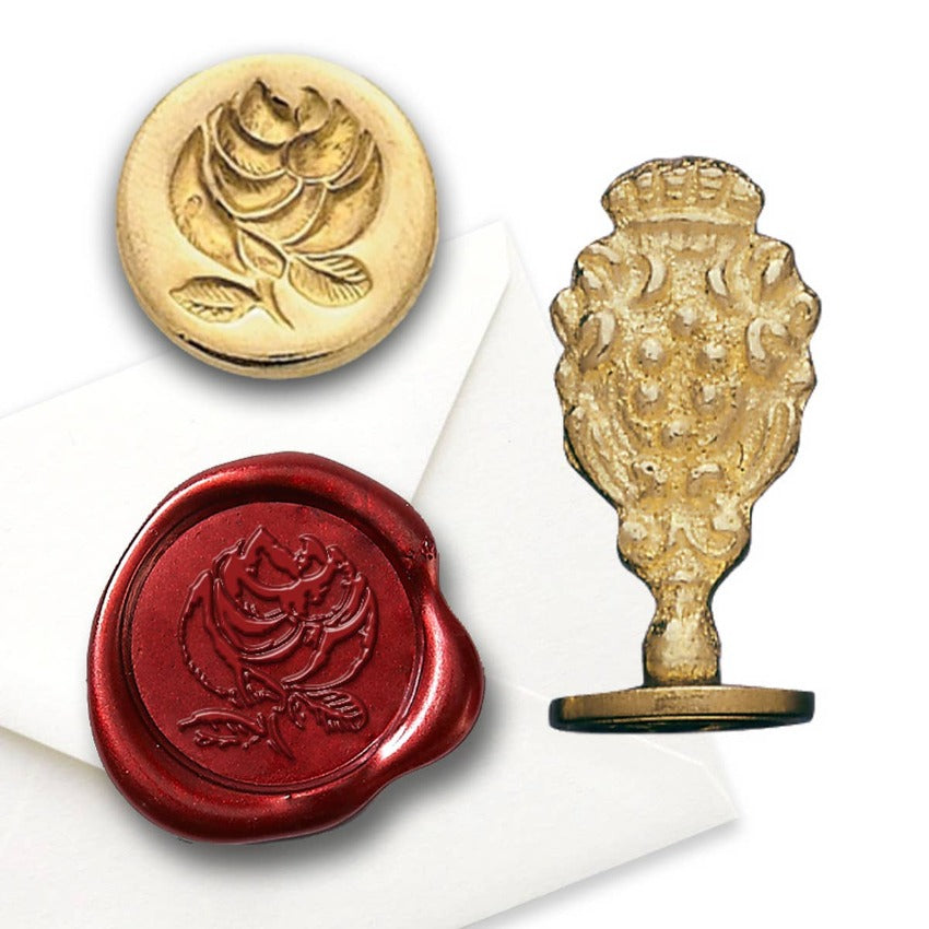 Rose Motif Wax Stamp