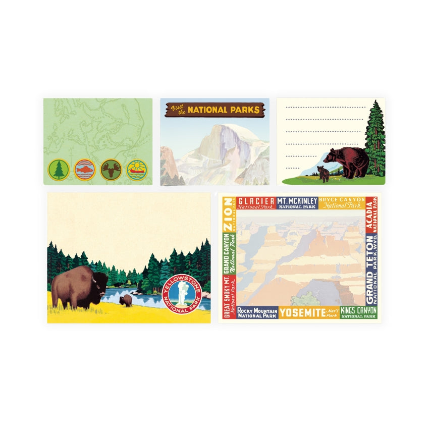 National Parks Sticky Notes - Cavallini & Co.