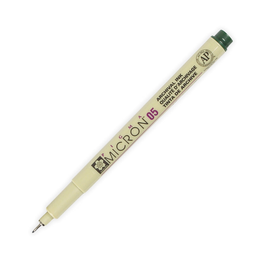 Sakura Pigma Micron Pen - Hunter Green, 05