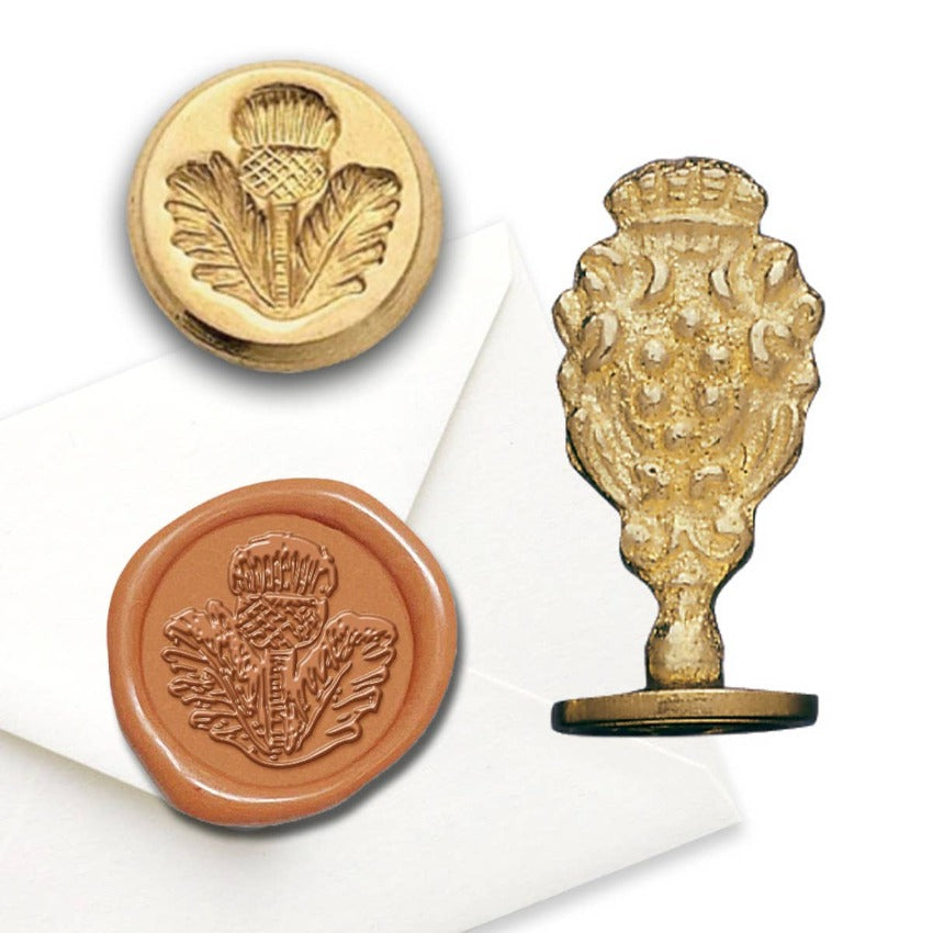 Scottish Thistle Motif Wax Stamp