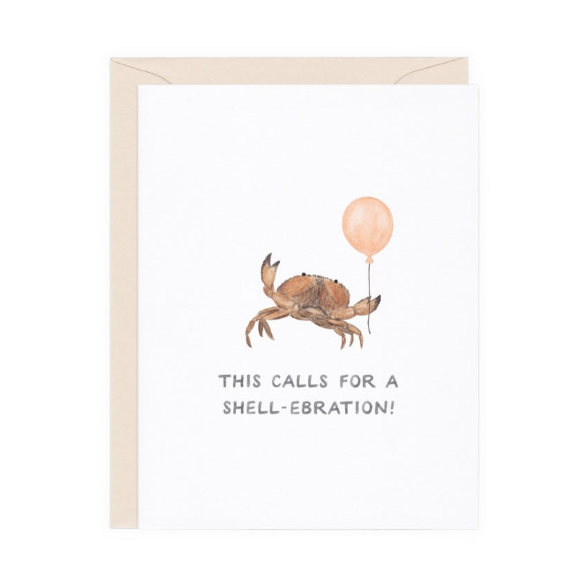 Shell-ebration Crab Card