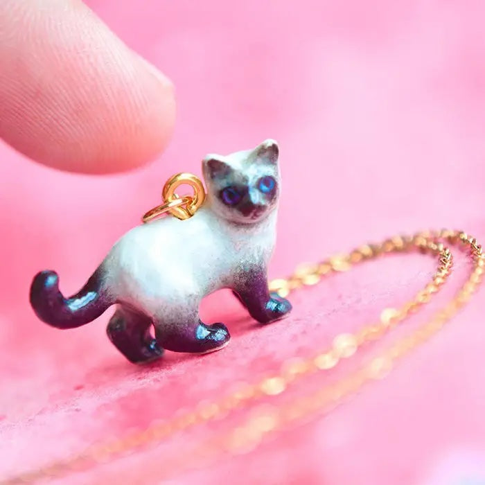 Siamese Cat Necklace