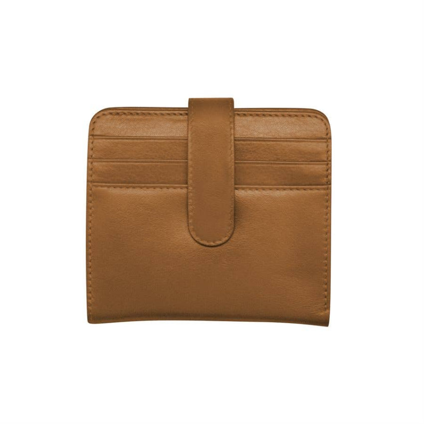 Snap Bi-Fold Wallet- Antique Saddle