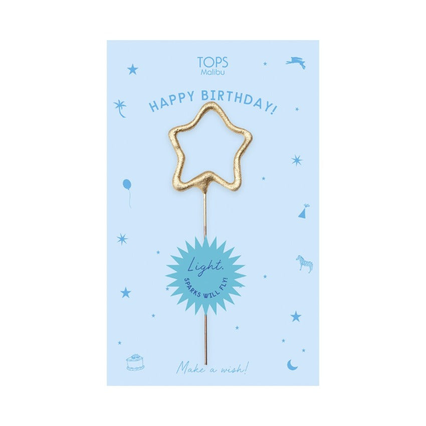 Sparkler Card - Birthday Blue