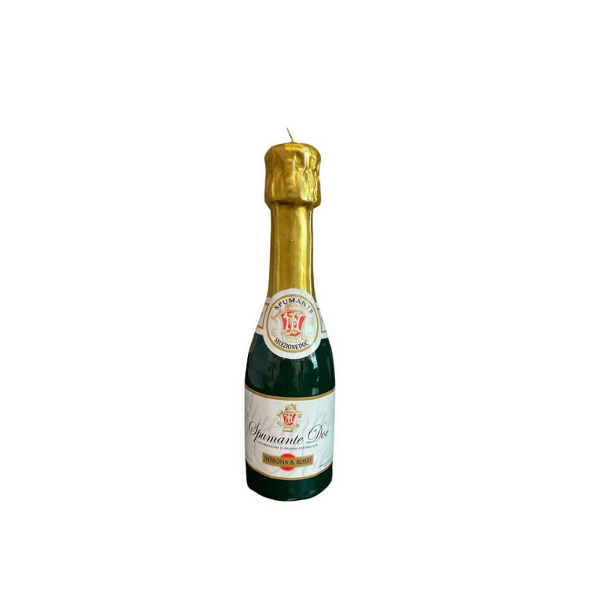 Spumante Sparkling Wine Bottle Candle - Small
