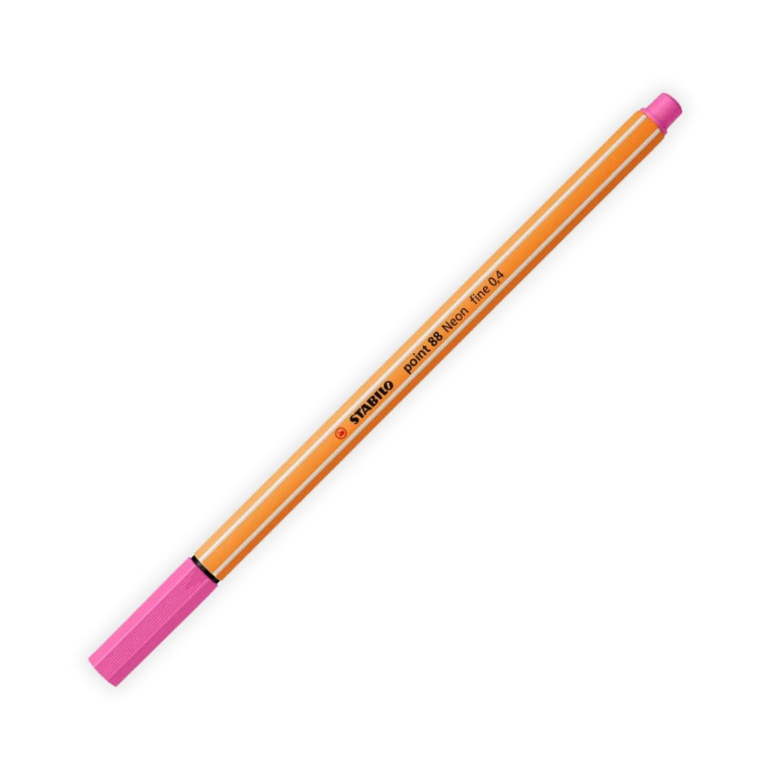 Stabilo Point 88 Fineliner Pen - No. 056, Neon Pink