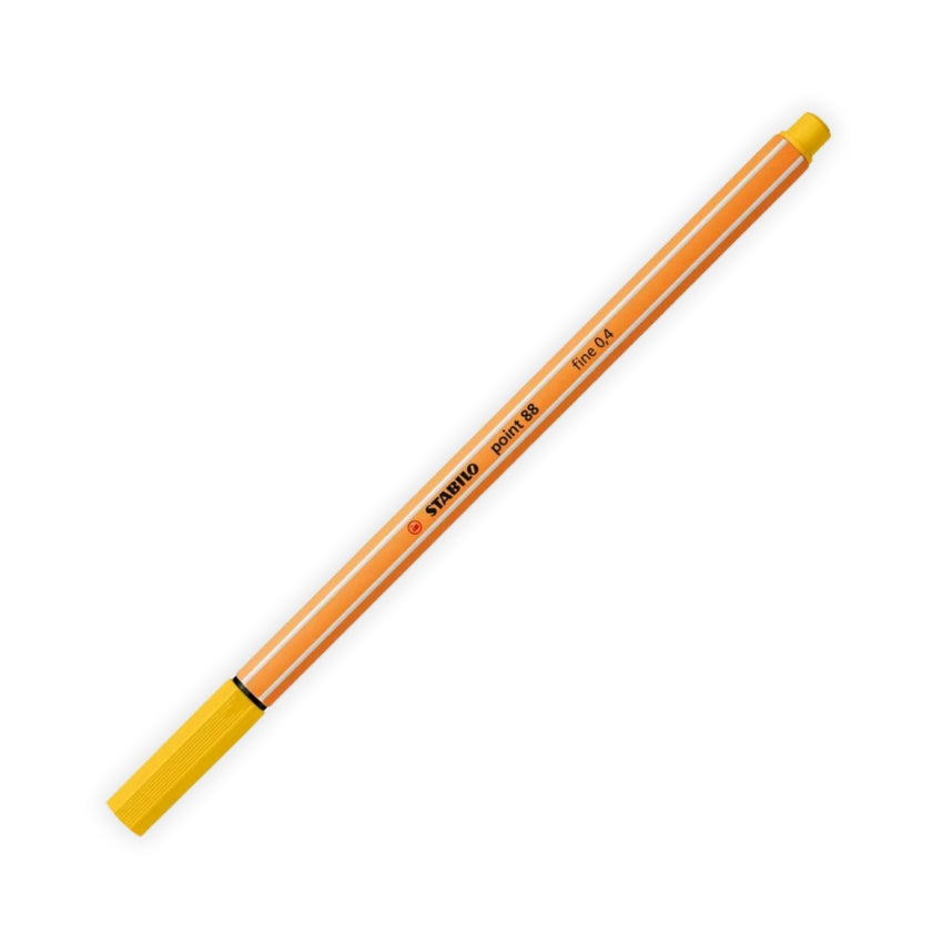 Stabilo Point 88 Fineliner Pen - No. 44, Yellow