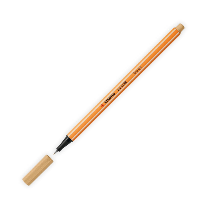 Stabilo Point 88 Fineliner Pen - No. 88, Light Ochre