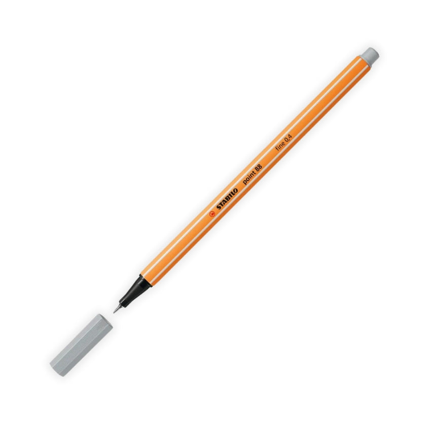 Stabilo Point 88 Fineliner Pen - No. 94, Light Gray