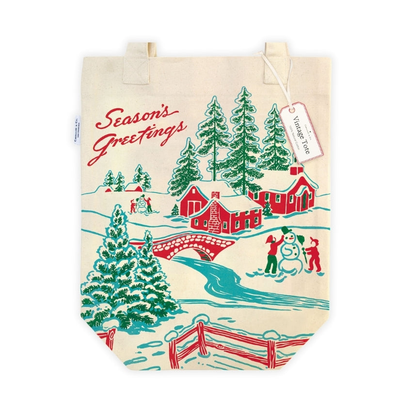 Winter Wonderland Tote Bag - Cavallini & Co.