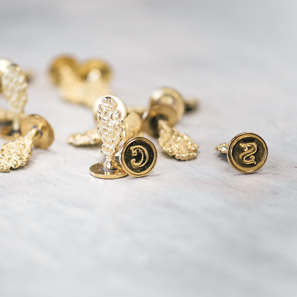 Brass Stamp Letters