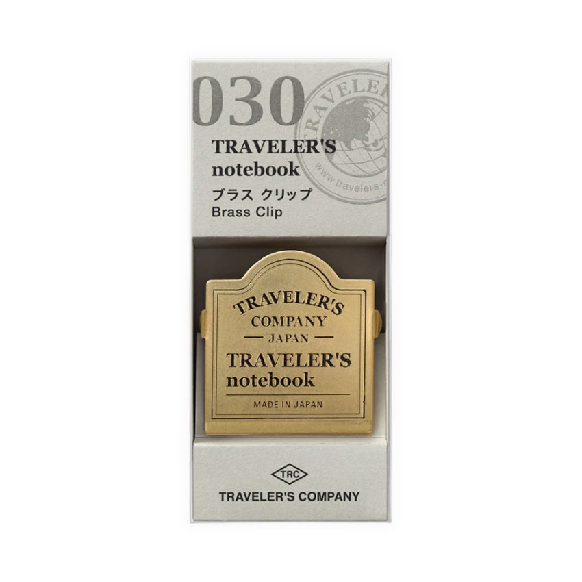 TRAVELER'S COMPANY Brass Clip - TRC Logo