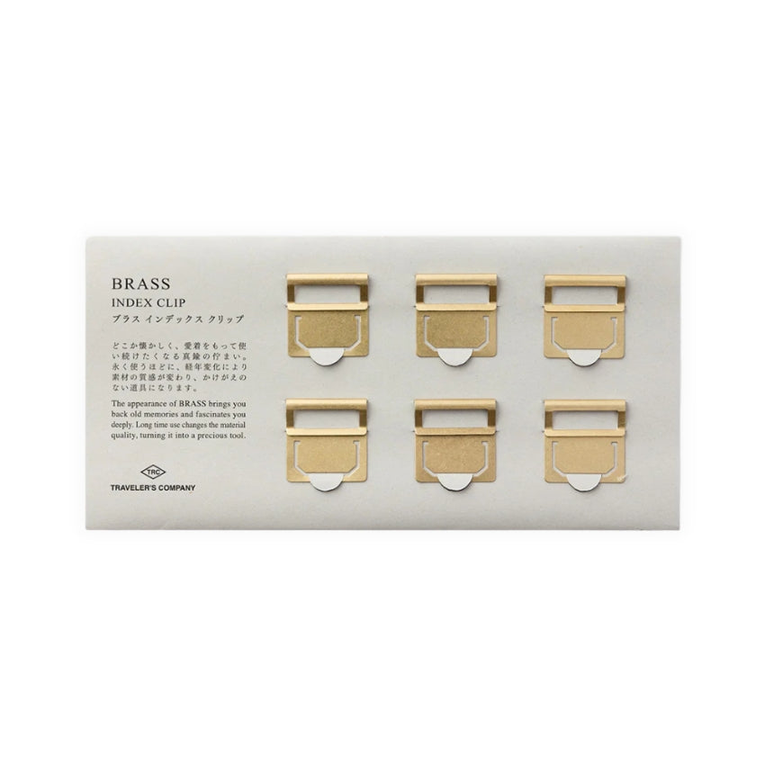 TRAVELER'S COMPANY Brass Index Clips