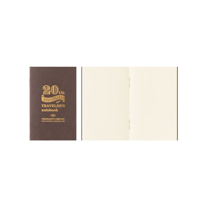 TRAVELER'S COMPANY Notebook Card Size 20th Anniversary Set, Black