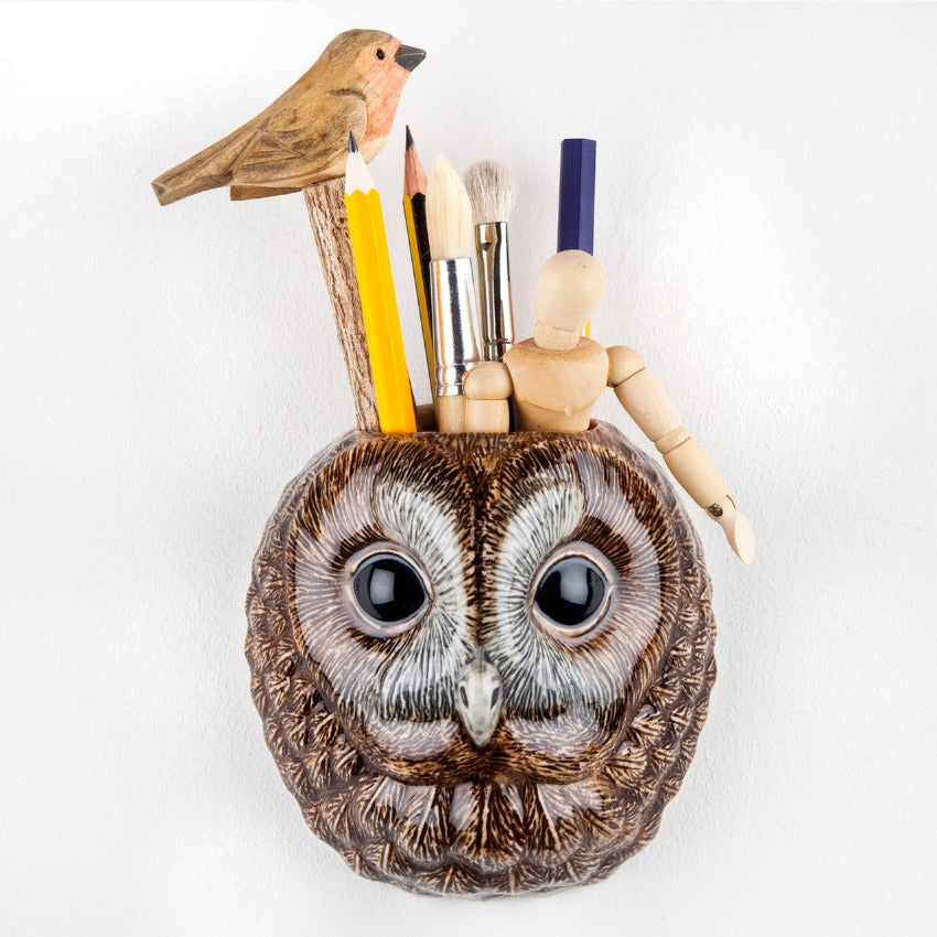 Small-Tawny-Owl-Wall Vase