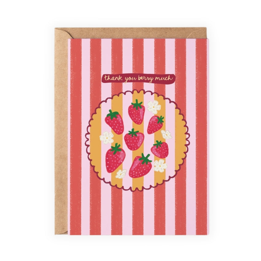 Thank You Berry Much Card