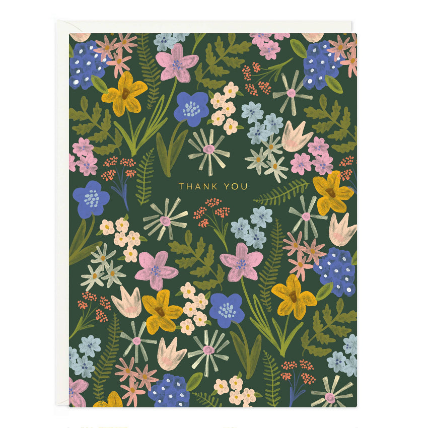 Thank You Floral Burst Cards - Boxed Set