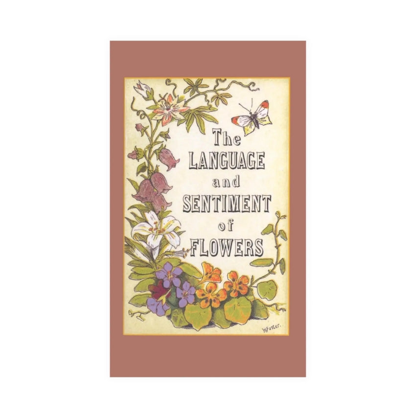 The Language and Sentiment of Flowers Book