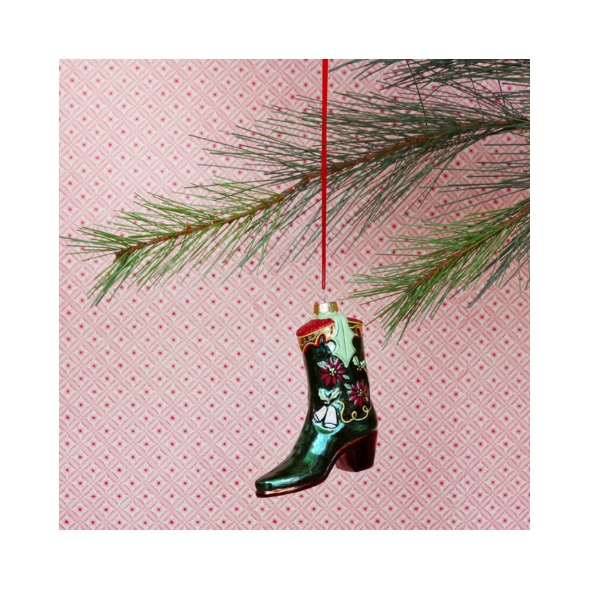 Tidings Boot Ornament
