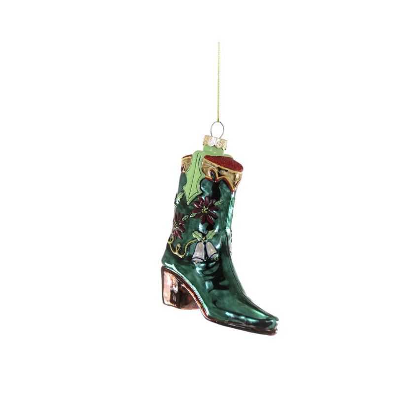 Tidings Boot Ornament