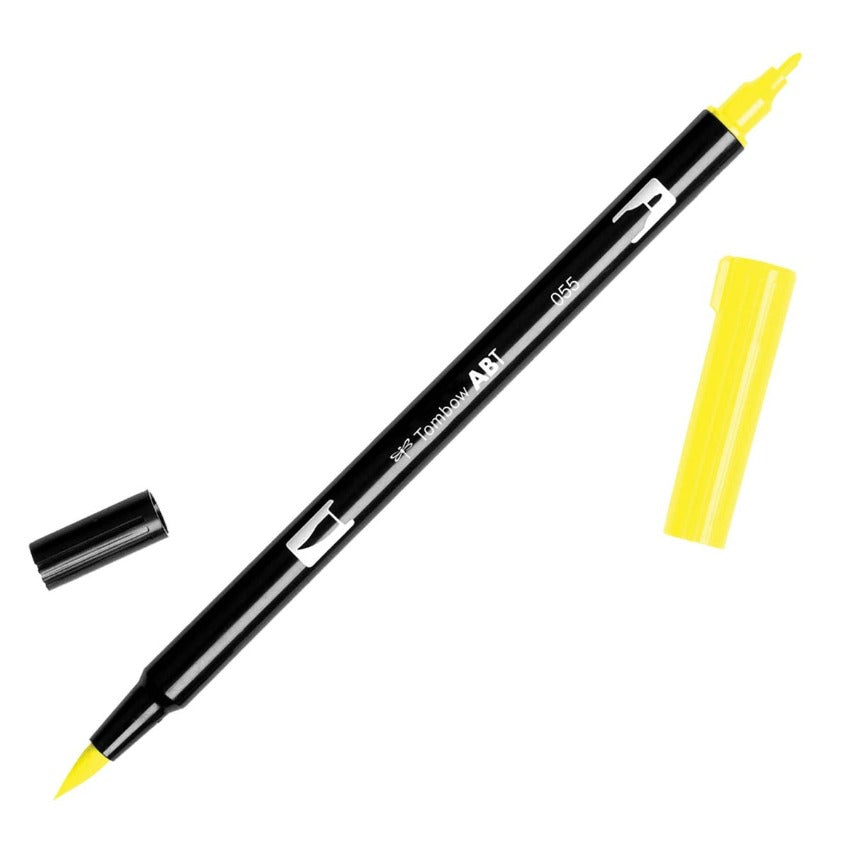 Tombow Dual Brush Marker - Process Yellow 055