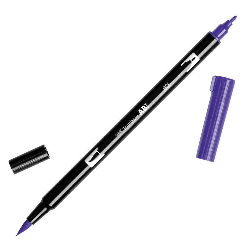Tombow Dual Brush Marker - Violet 606
