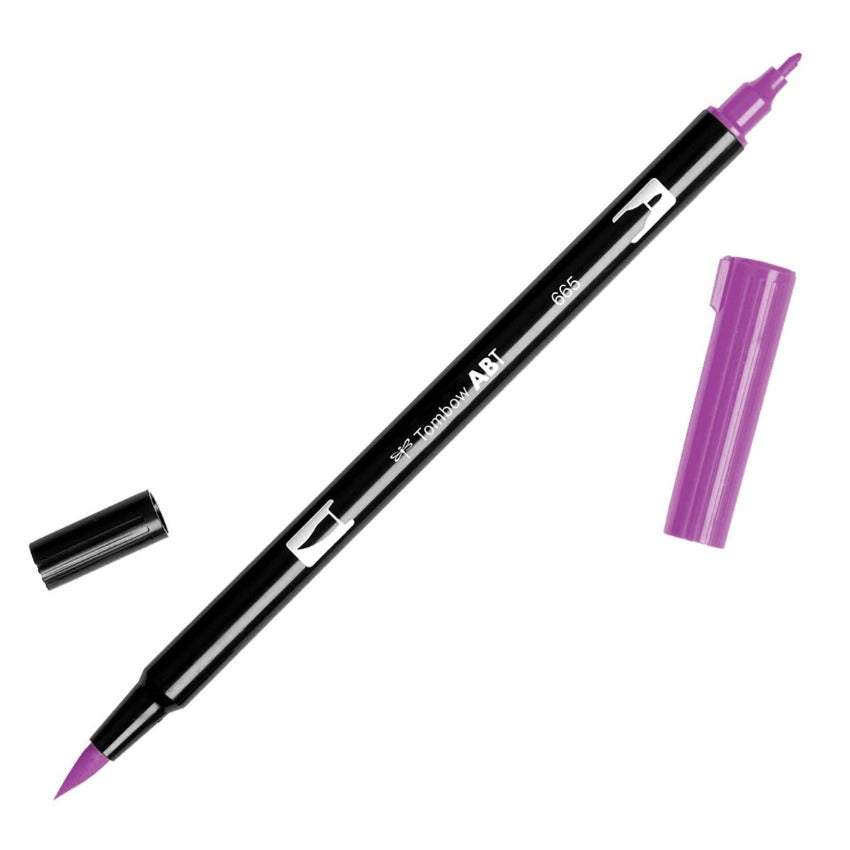 Tombow Dual Brush Marker - Purple 665