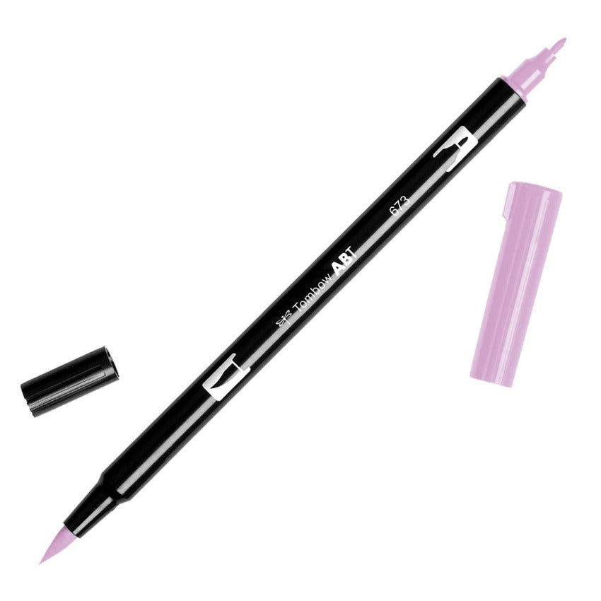 Tombow Dual Brush Marker - Orchid 673