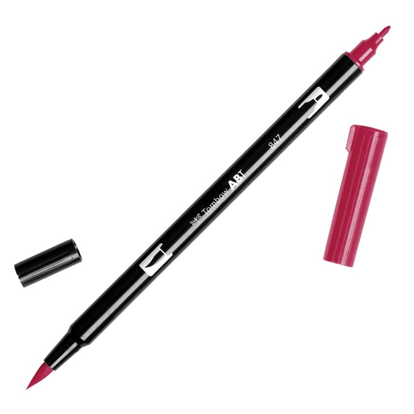 Tombow Dual Brush Marker - Crimson 847