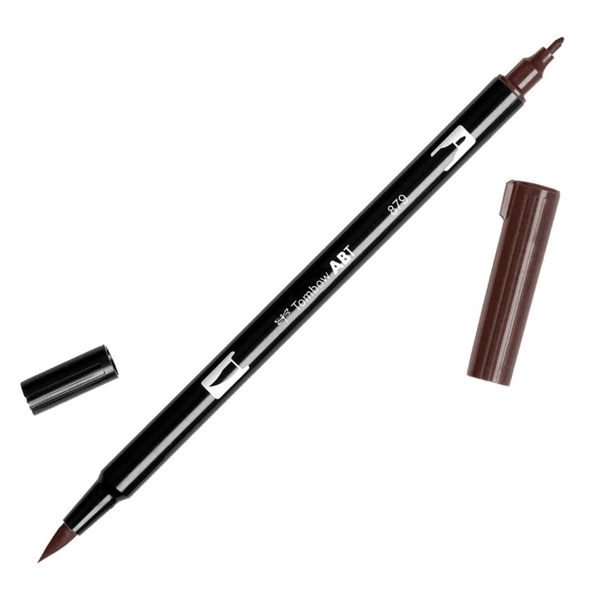 Tombow Dual Brush Marker - Brown 879