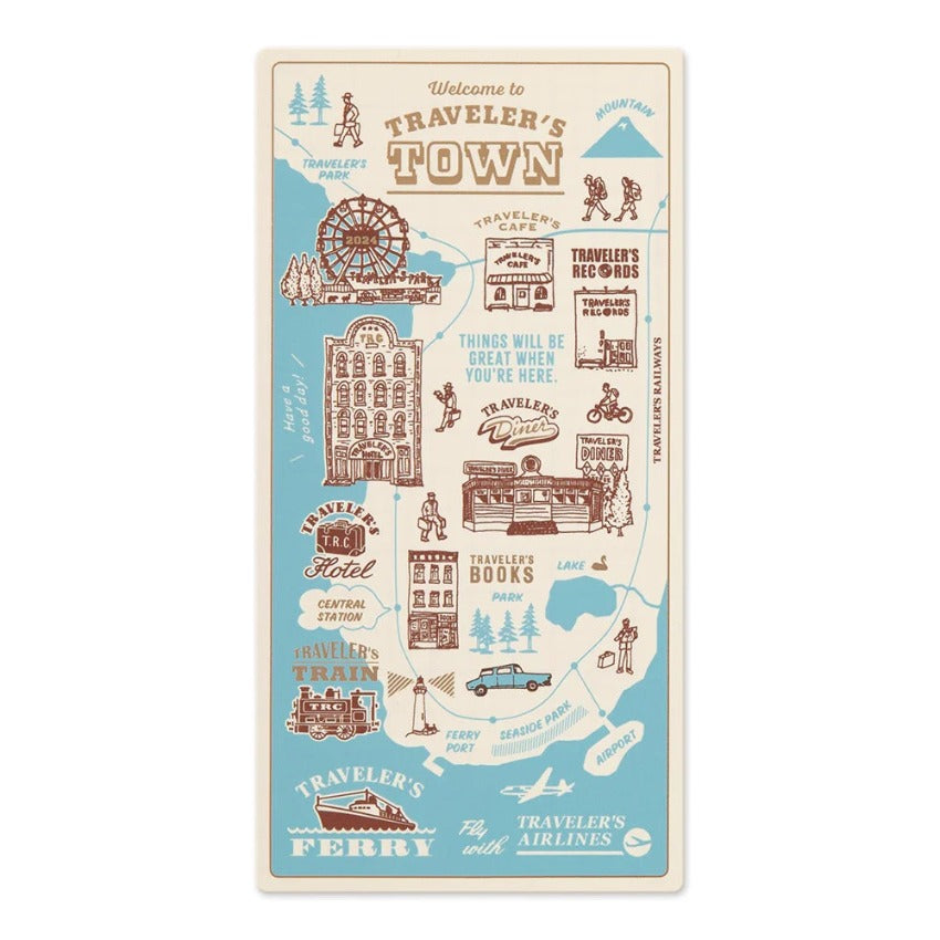 Traveler's Company Traveler's Town Plastic Sheet 2024