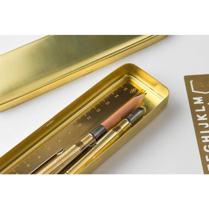 Traveler's Company Brass Pen Case