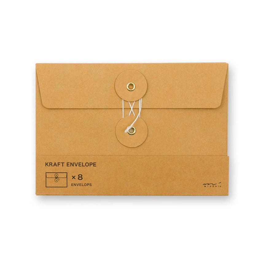 Traveler's Company Medium Kraft Envelope - Orange