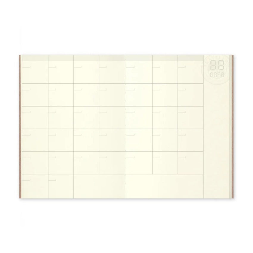 Traveler's Company Passport Monthly Diary Refill (006)