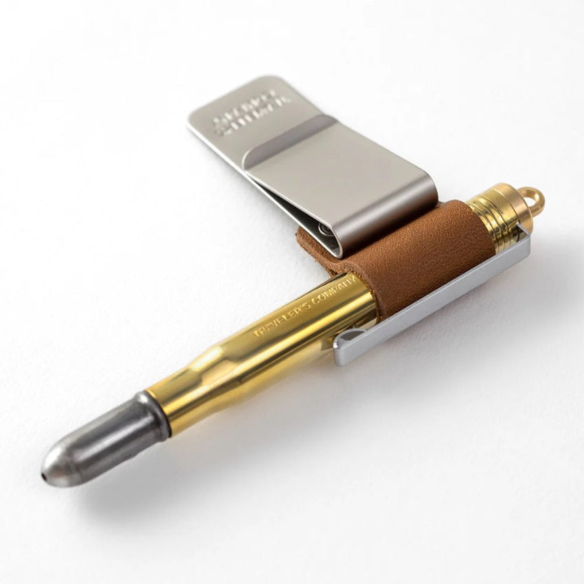 Traveler's Company Pen Holder - Camel