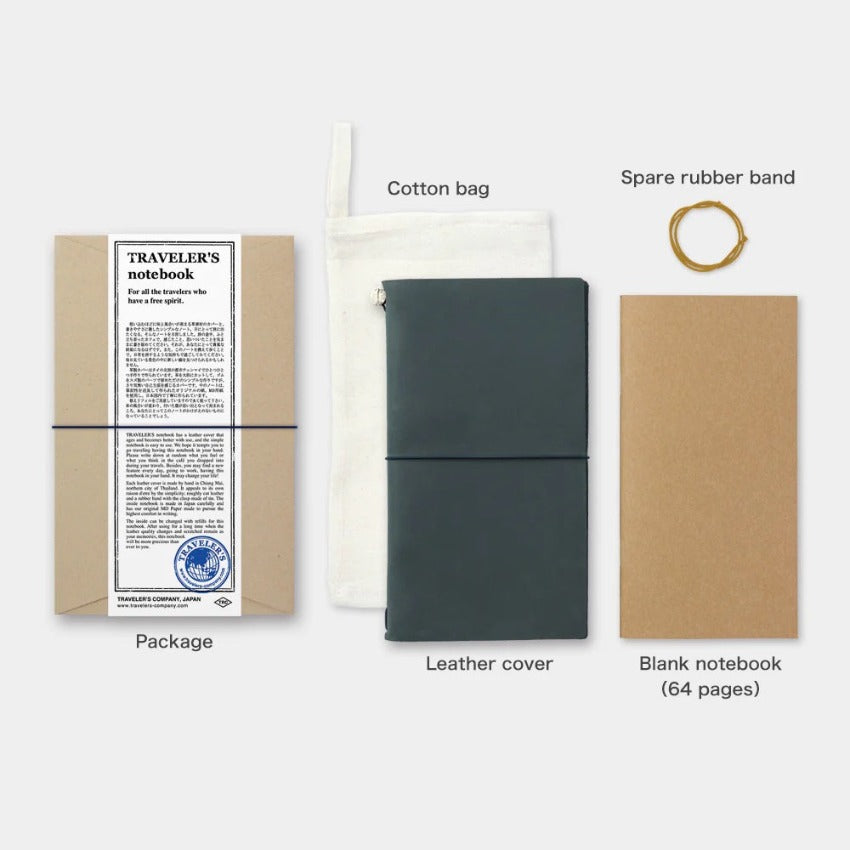 Traveler's Company Refillable Notebook - Blue